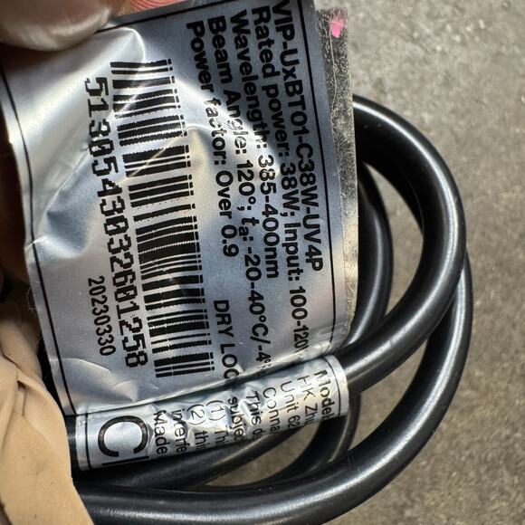 38W LED UV Blacklight Bar 385-400nm Stage Wash Light BT38C UVA Glow Party 4 Pack - Picture 7 of 10